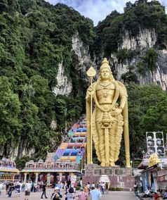 Batu grotten Maleisië buiten